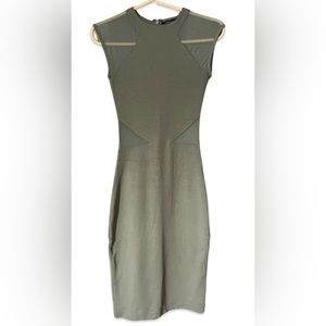00 French Connection Jade Green Bodycon Dress